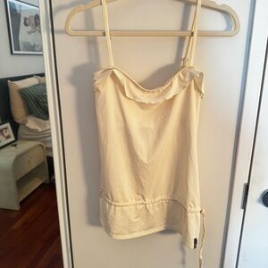 SPLITS 59 Off white cami activewear tank